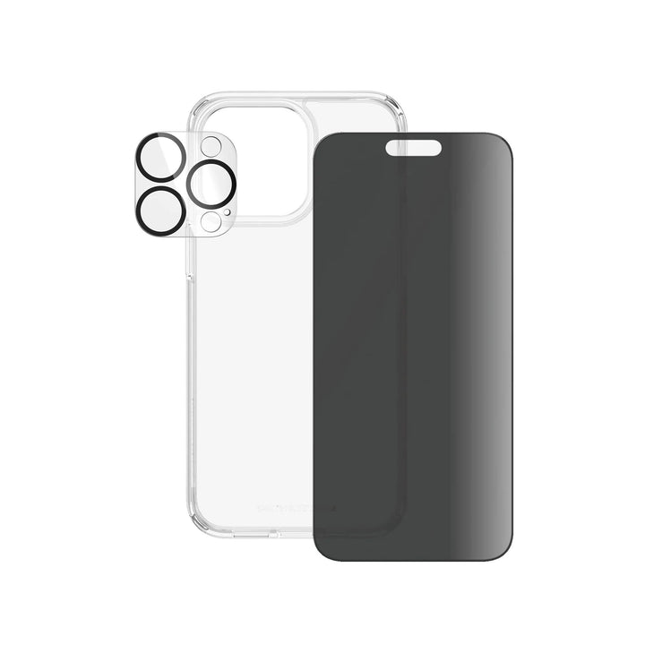 PanzerGlass™ iPhone 15 Pro Max Privacy 3-in-1 Bundle Pack