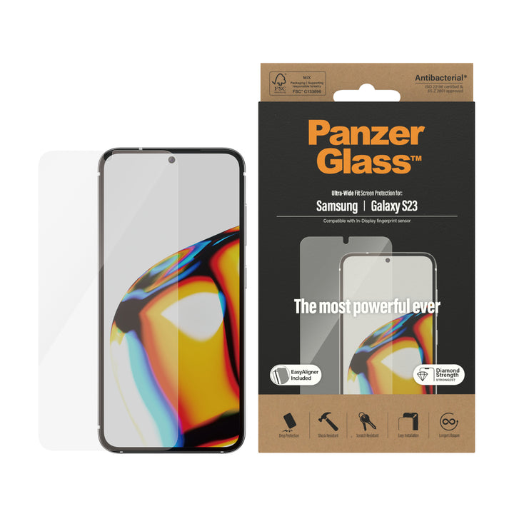 panzerglass galaxy s23 5g glass screen protector