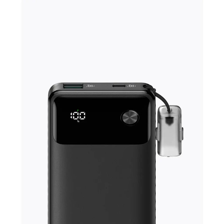 Anker Power Bank Powercore 10000mAh 22.5W Portable Charger with USB-C Lanyard Cable