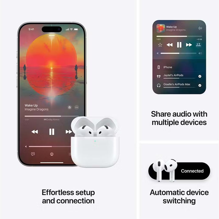 Apple AirPods (4th generation) with Active Noise Cancellation