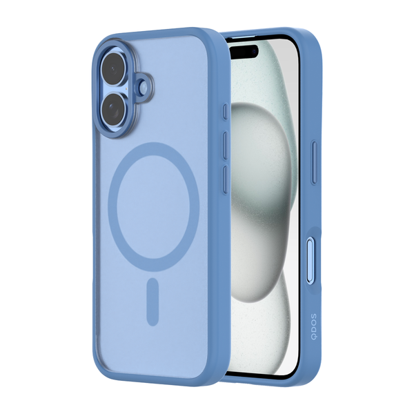 QDOS HYBRID SOFT + SNAP Ultramarine for iPhone 16