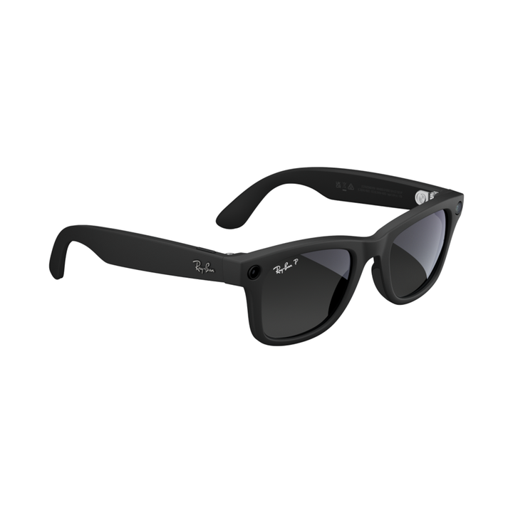 Ray-Ban Meta Wayfarer Polarised Gradient Lenses Matte Black