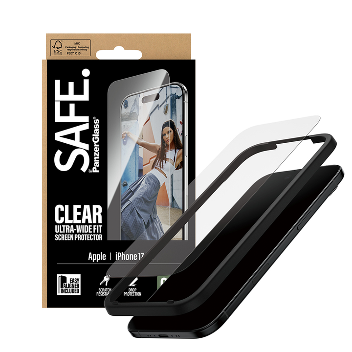 SAFE Glass for iPhone Air Ultra Wide Fit w/Aligner