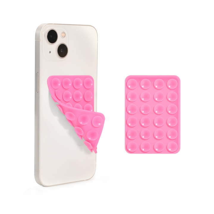 iCandy Suction Phone Holder Silicone Pink