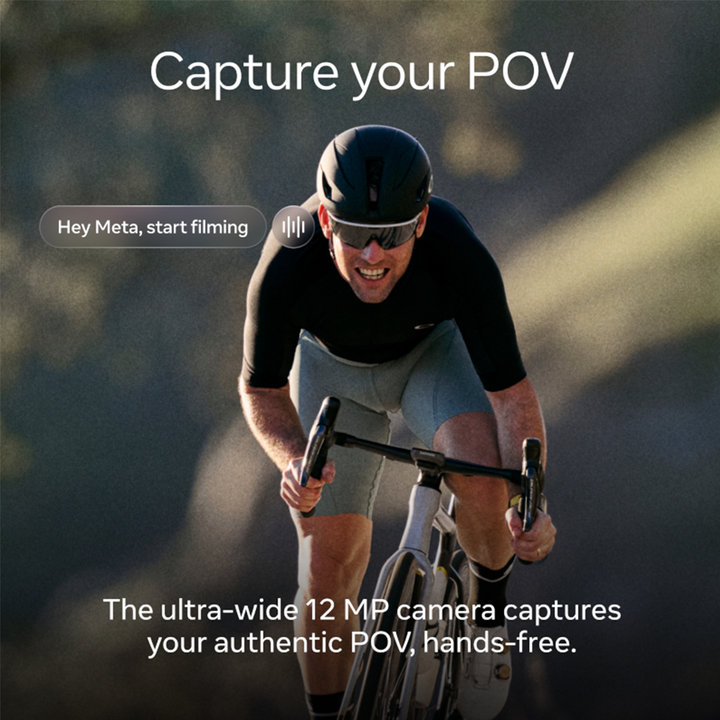 Oakley Meta Vanguard - Black, Prizm™ Road on man cycling