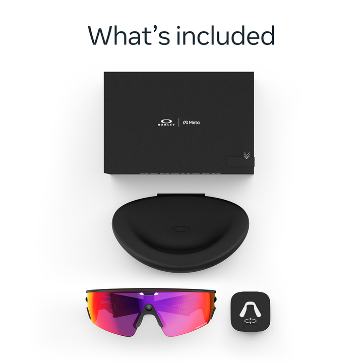 Oakley Meta Vanguard - Black, Prizm™ Road Whats in Box