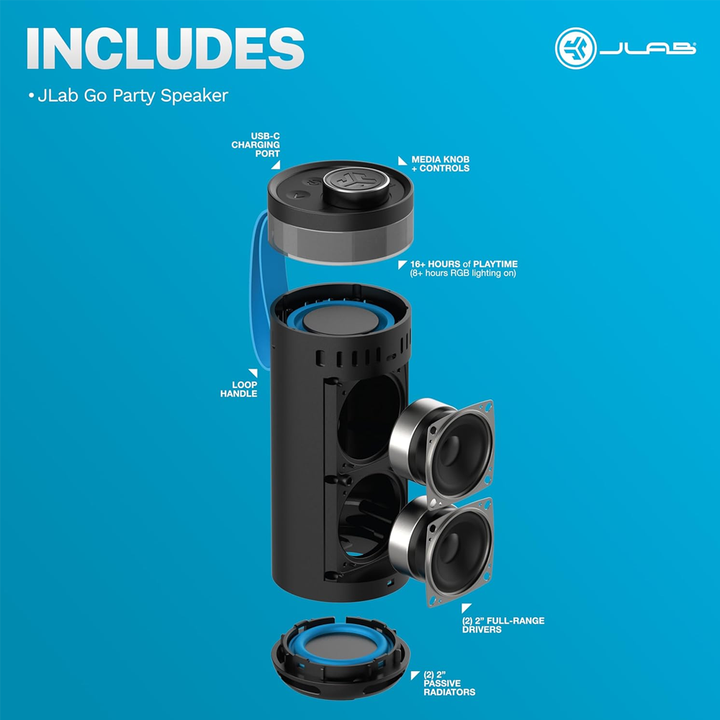 JLab Go Party Speaker Black