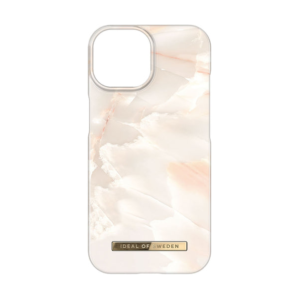 Ideal of Sweden iPhone 15 Fashion Case - Rose Pearl Marble