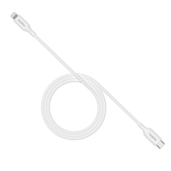 Mophie Essentials Charging Cable USB-C to Lightning 1M - White