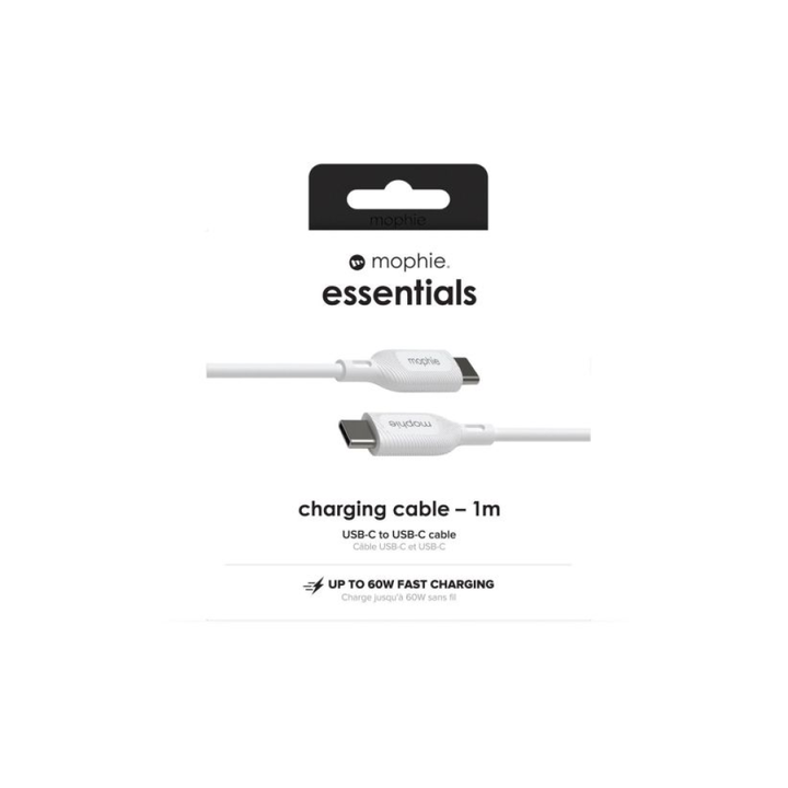 Mophie Essentials Cable USB-C to USB-C 1M White