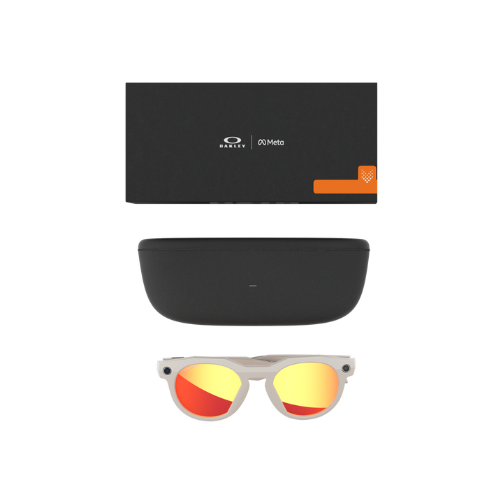 Oakley Meta HSTN Prizm Ruby Lenses Warm Grey