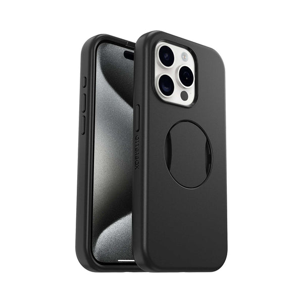 OtterBox iPhone 15 Pro OtterGrip Symmetry Case - Black
