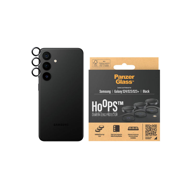 PanzerGlass™ Galaxy S24 5G Hoops™ Camera Lens Protector - Black