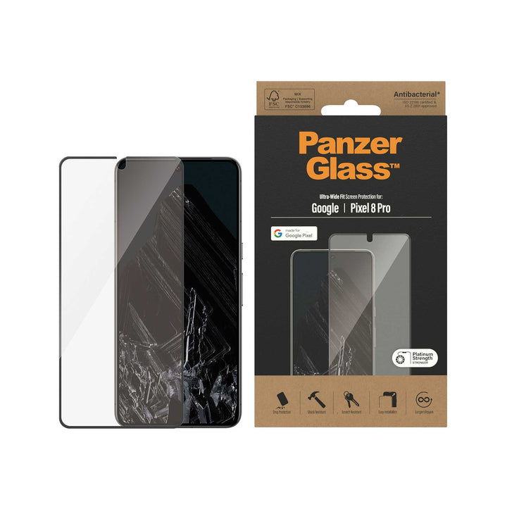 PanzerGlass™ Google Pixel 8 Pro Glass Screen Protector