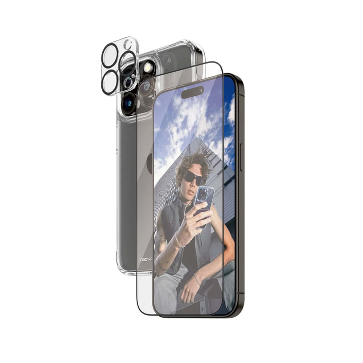 PanzerGlass™ iPhone 15 Pro Max 3-in-1 Bundle Pack