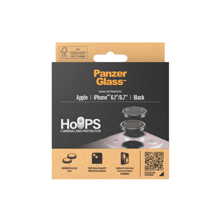 PanzerGlass™ iPhone 15/15 Plus Camera Rings