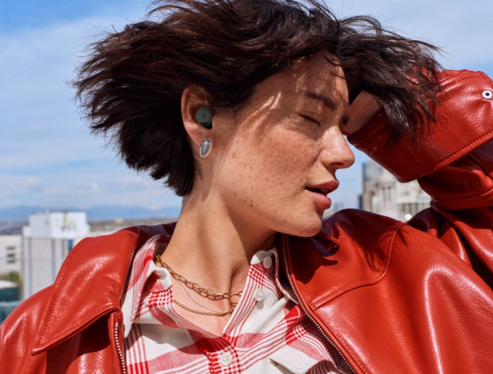 Google Pixel Buds 2A on Girl