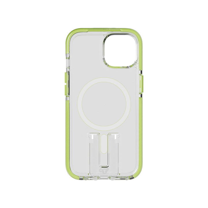 Tech21 iPhone 14 Evo Crystal Kick Case with MagSafe - Samaritans Lime