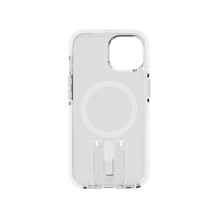 Tech21 iPhone 15 Evo Crystal Kick Case with MagSafe - White