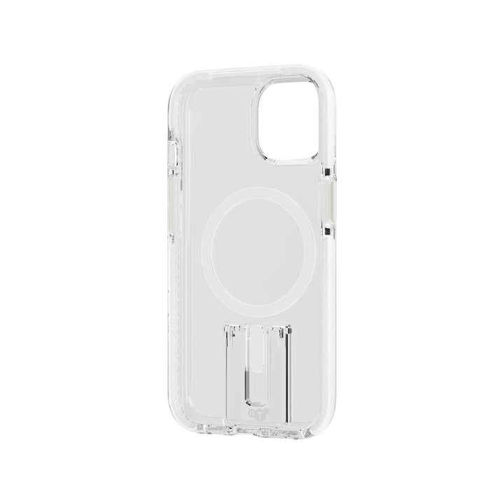 Tech21 iPhone 15 Evo Crystal Kick Case with MagSafe - White