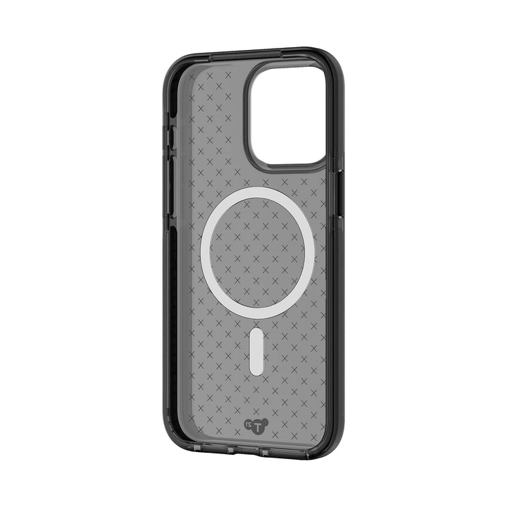 Tech21 iPhone 15 Pro Max Evo Check with MagSafe Case - Smokey Black