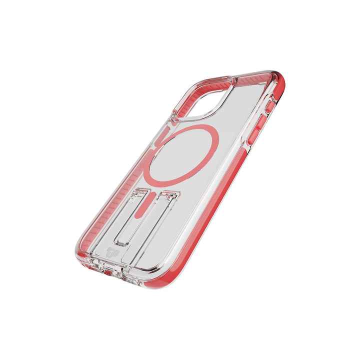 Tech21 iPhone 15 Pro Max Evo Crystal Kick Case with MagSafe - Coral