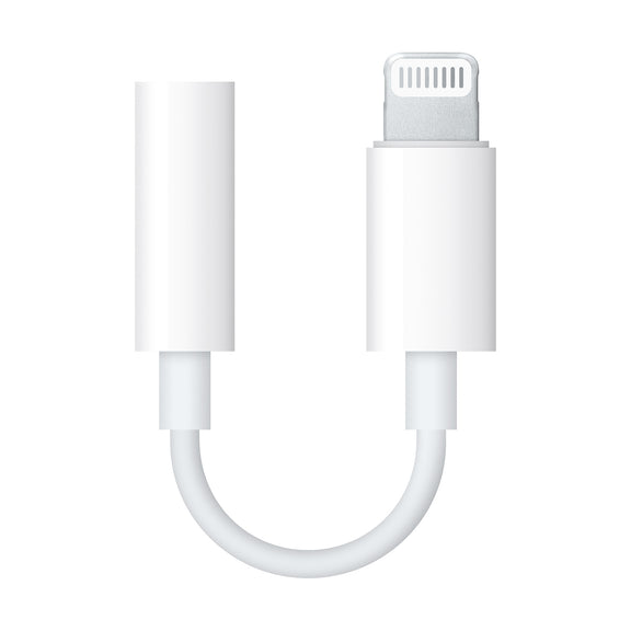 Apple Lightning to 3.5mm Headphone Jack Adapter Three Accessories