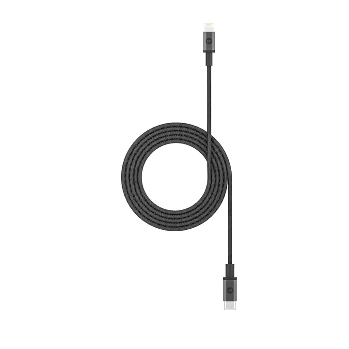 mophie charge sync 1 8m usb c to lightning cable black