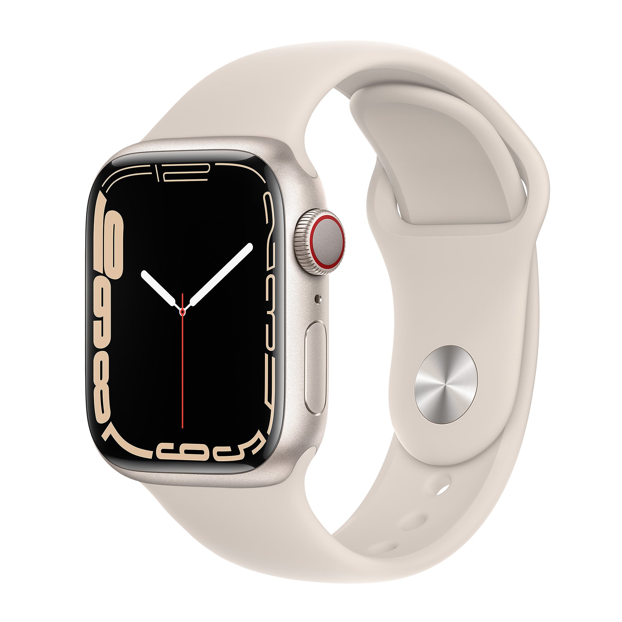 Apple Watch Series 7 GPS + Cellular, Aluminium Case with Sport Band -  Regular