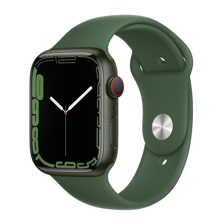 apple watch series 7 gps plus cellular aluminium case with sport band regular