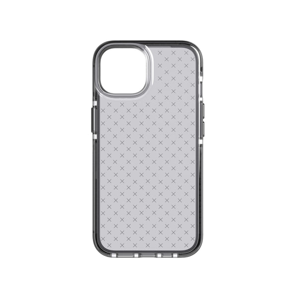 tech21 iphone 14 evo check case smokey black