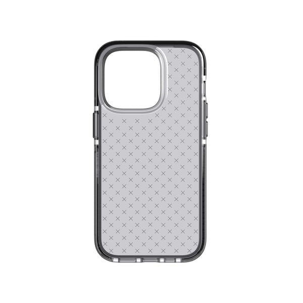 tech21 iphone 14 pro evo check case smokey black