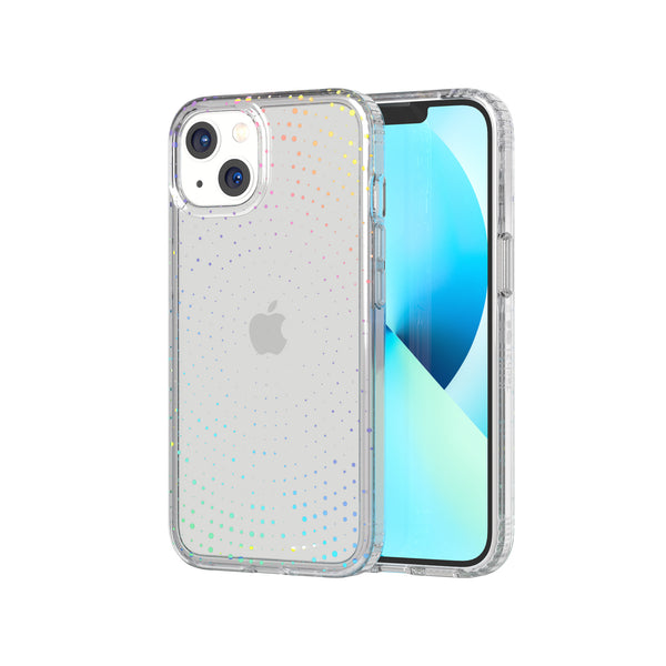 tech21 iphone 13 evo sparkle case radiant