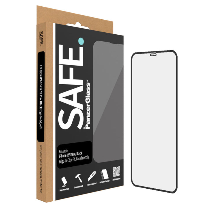 safe by panzerglass iphone 12 and 12 pro glass screen protector
