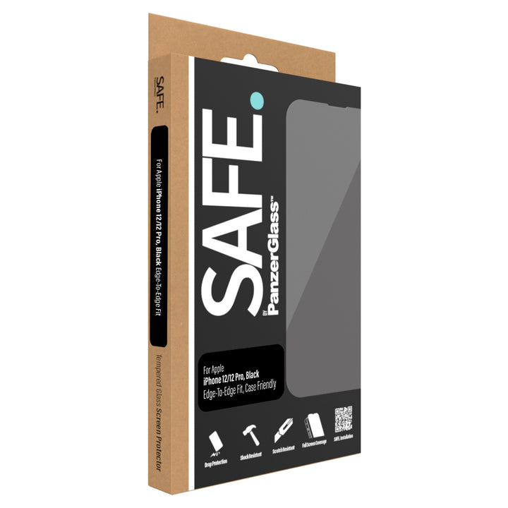 safe by panzerglass iphone 12 and 12 pro glass screen protector