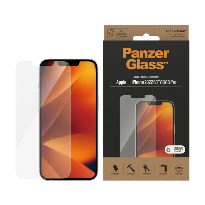 panzerglass iphone 14 13 13 pro glass screen protector