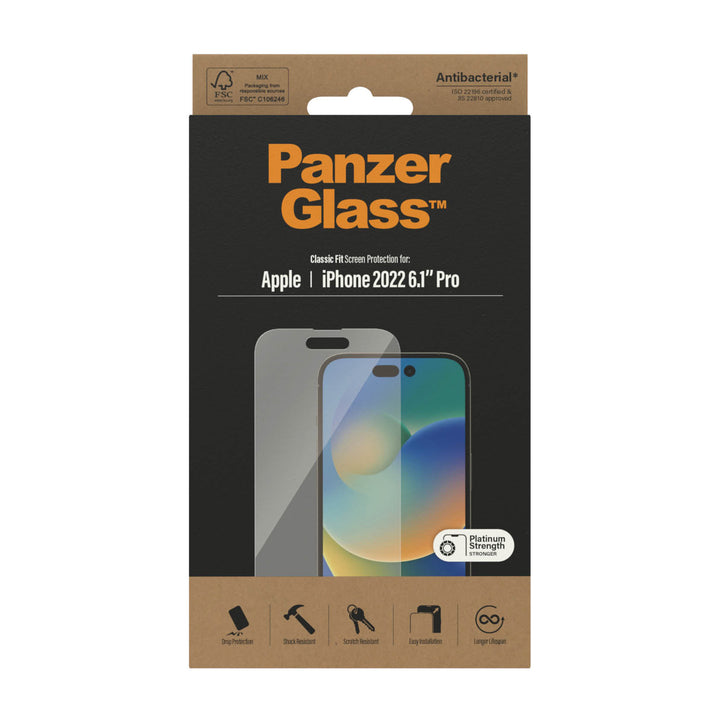 panzerglass iphone 14 pro glass screen protector