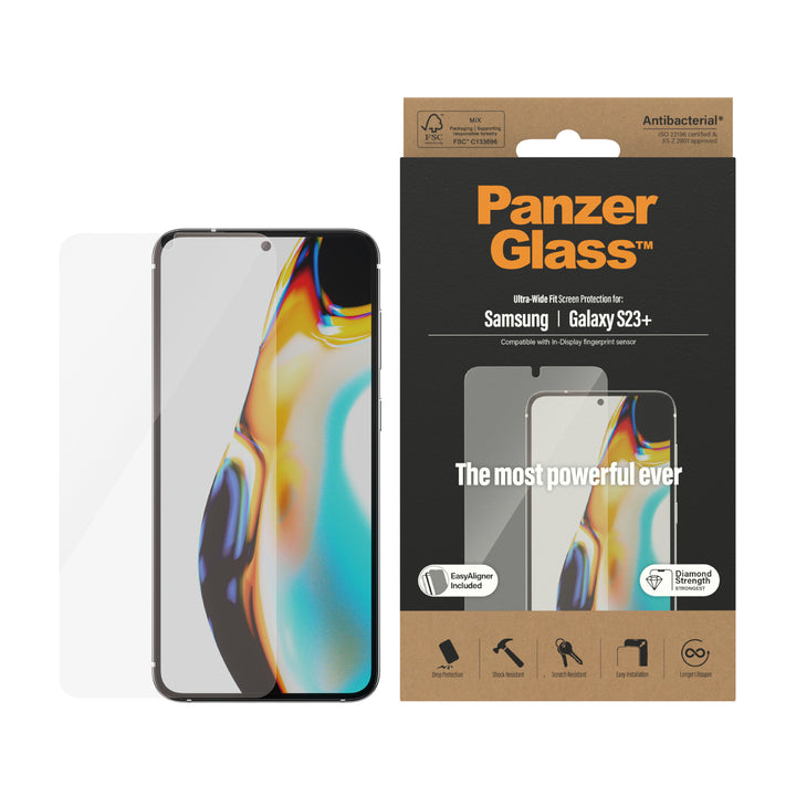 panzerglass galaxy s23 plus 5g glass screen protector