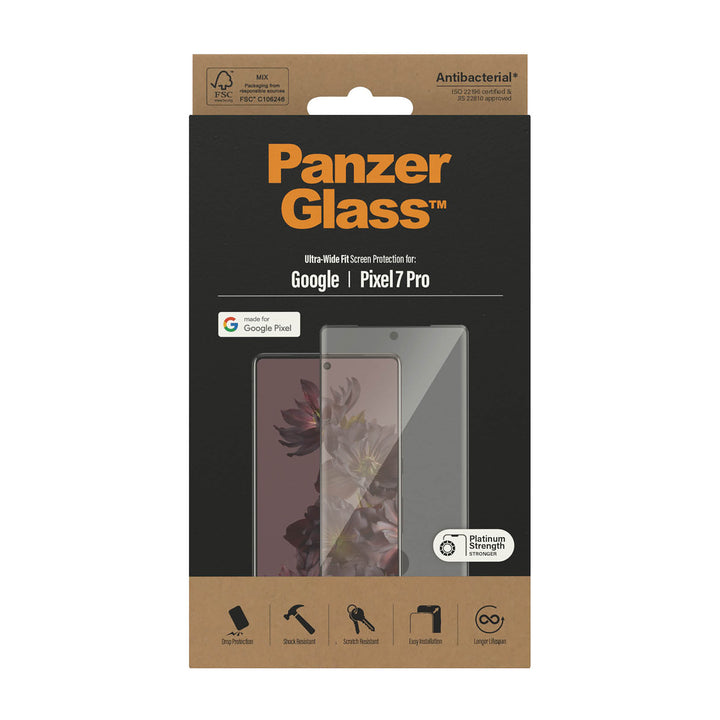 panzerglass google pixel 7 pro glass screen protector